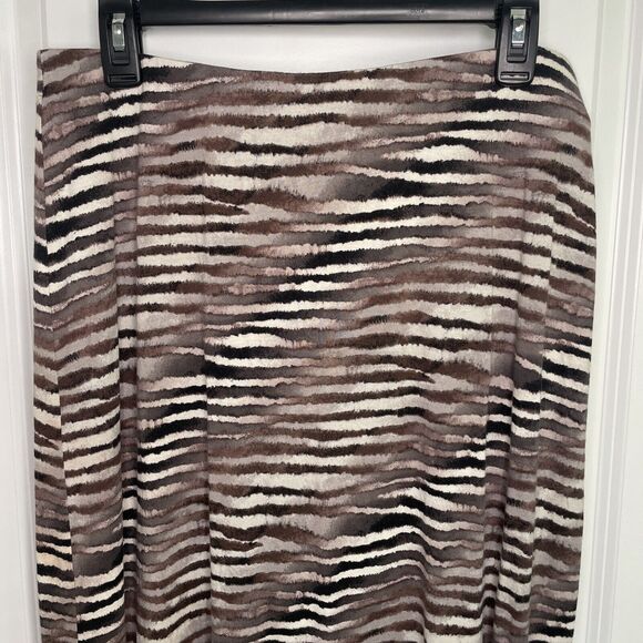 Tommy Bahama Brown and White Maxi Skirt - Picture 2 of 8